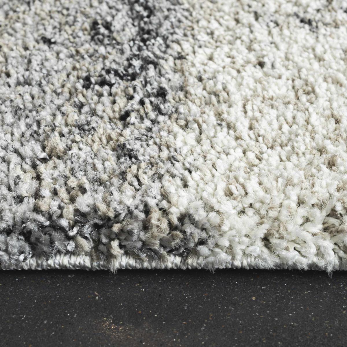 Mehari Abstract Stripe Rugs 23182 6258 in Dark Grey 80x150cm – image 3