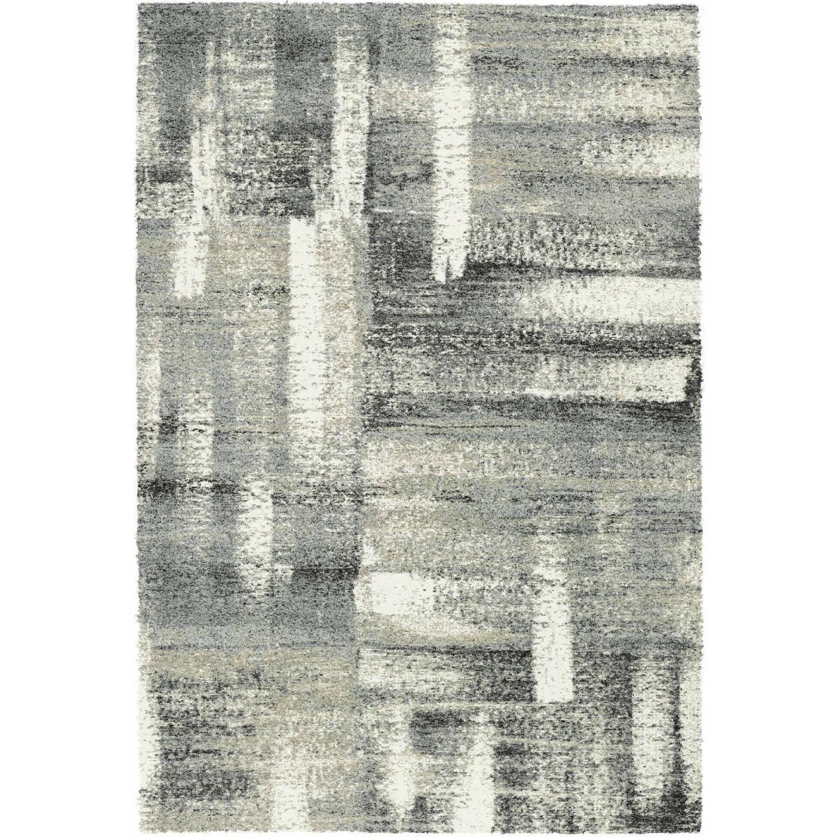 Mehari Abstract Stripe Rugs 23182 6258 in Dark Grey 80x150cm – image 5