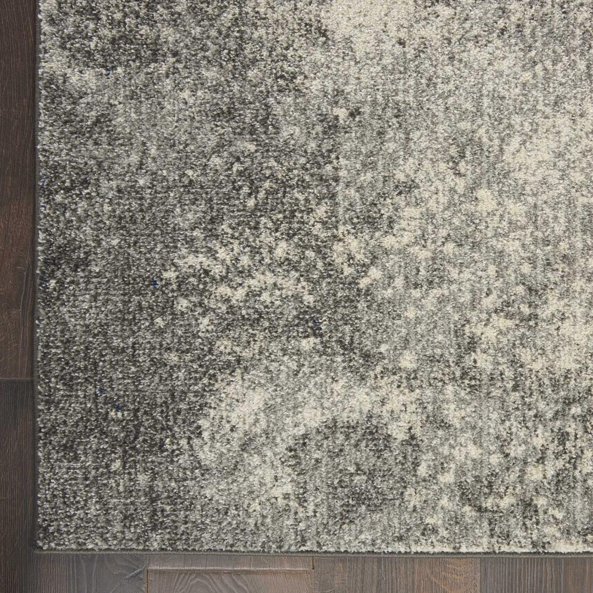 Passion PSN10 Abstract Modern Rugs in Charcoal Grey Ivory – image 2