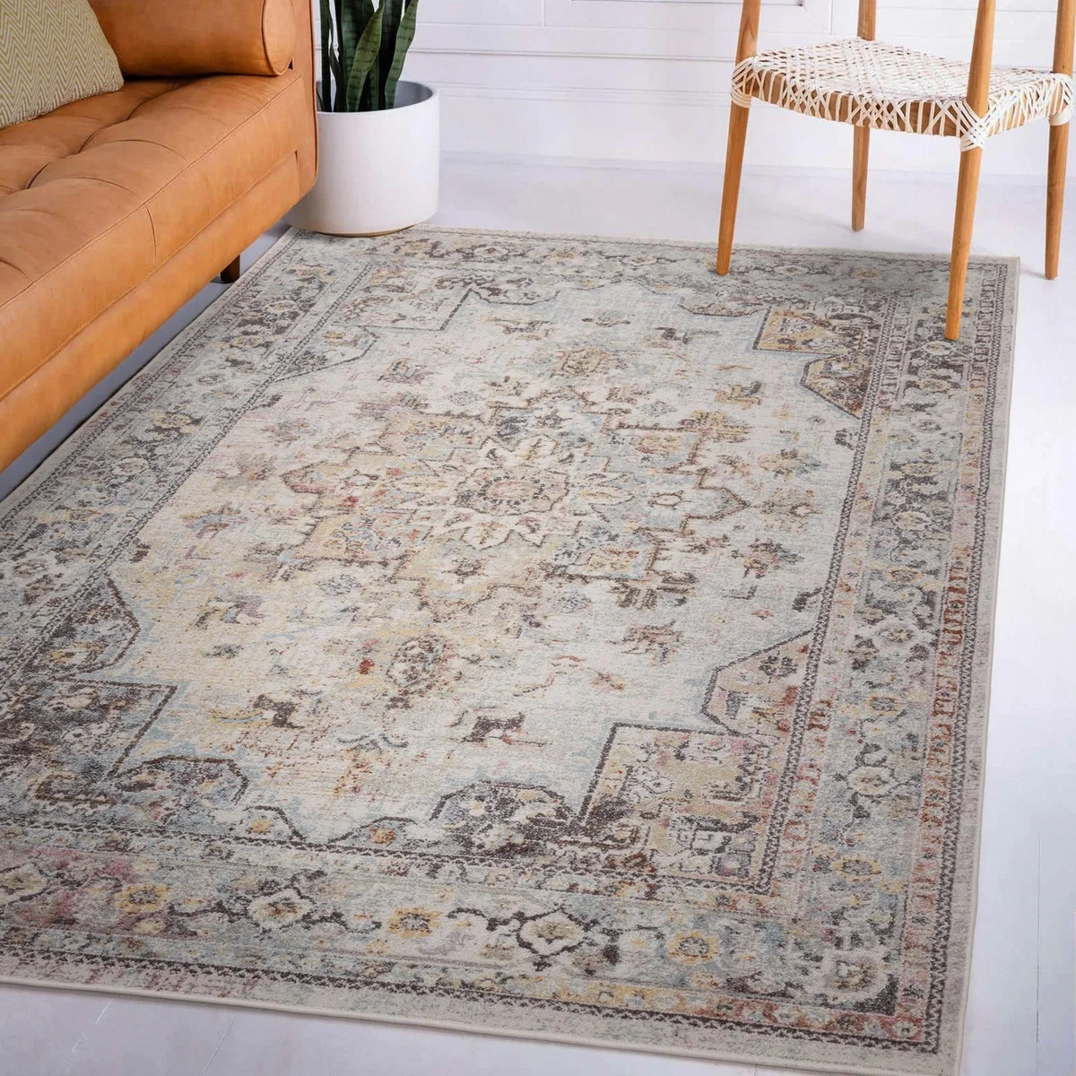 Flores Ester FR05 Traditional Persian Floral Rugs in Multi 200x290cm – image 2