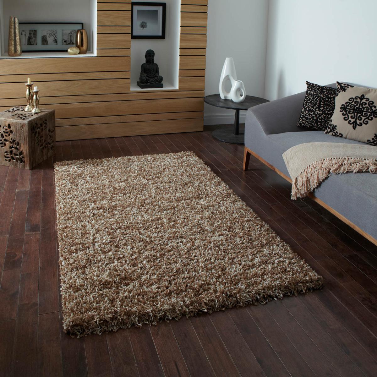 Vista Shaggy Rugs 3547 Beige – image 1