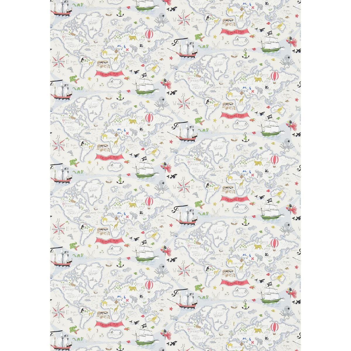 Treasure Map Wallpaper 214040 by Sanderson in Vanilla Multi Roll – image 3
