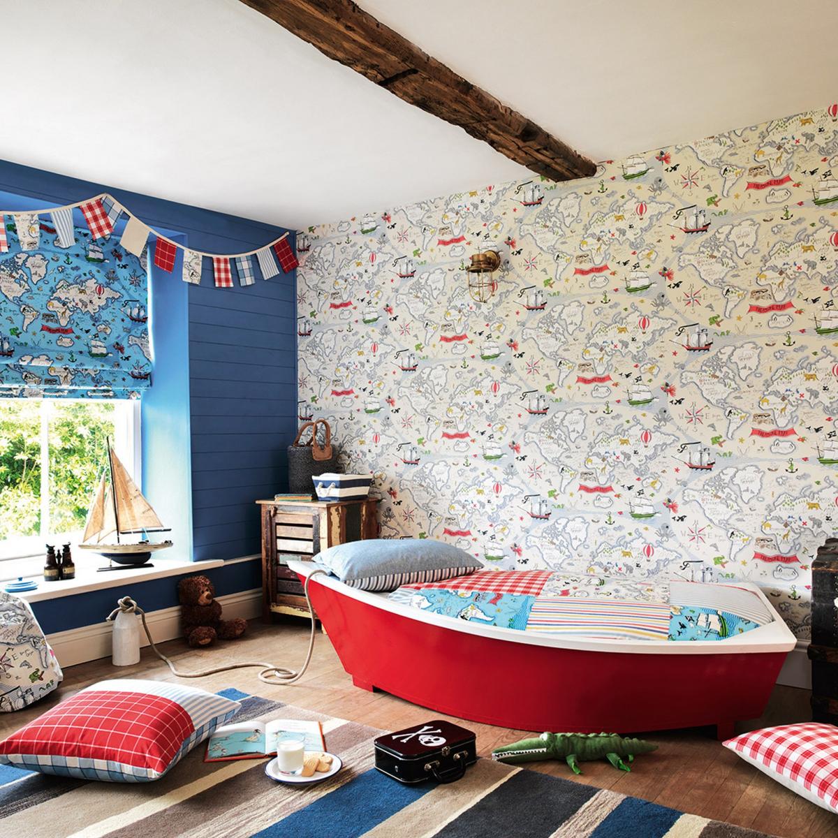 Treasure Map Wallpaper 214040 by Sanderson in Vanilla Multi Roll – image 1