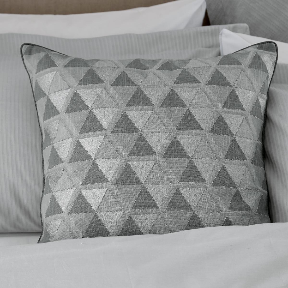 Deco Stripe Bedding by Helena Springfield in Silver Grey200x200cm – image 4
