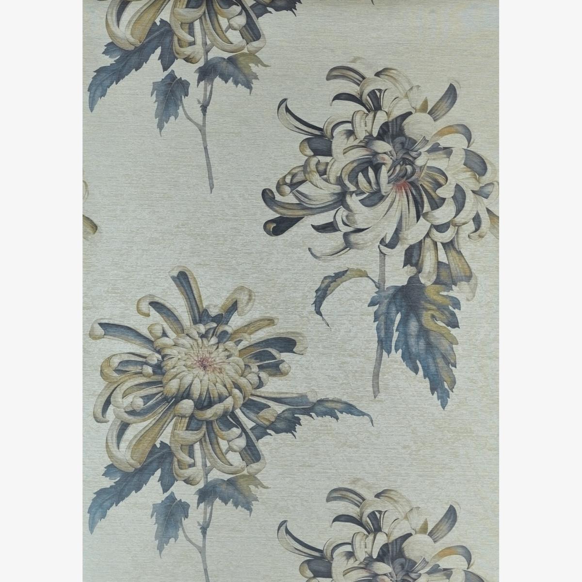 Evelyn Wallpaper Panel 312735 by Zoffany in Tigers Eye Bluestone Roll