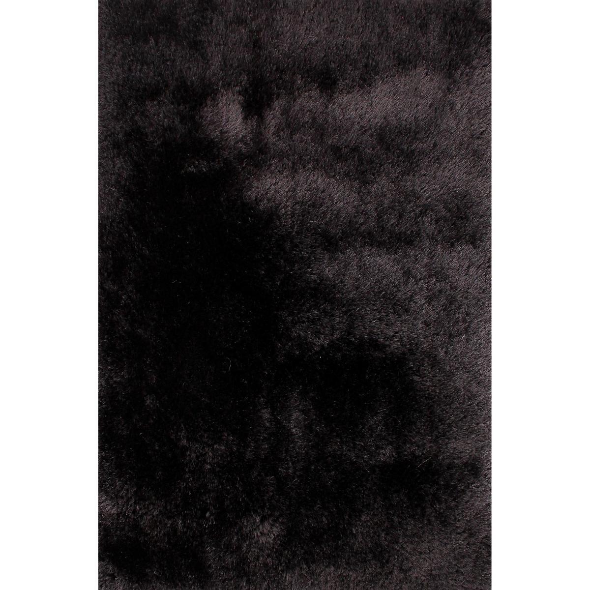 Mayfair Modern Plain Shaggy Rugs in Black160x230cm – image 5