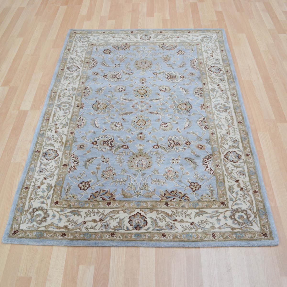 Buckingham Ziegler Traditional Wool Rugs in Blue 120x180cm – image 4