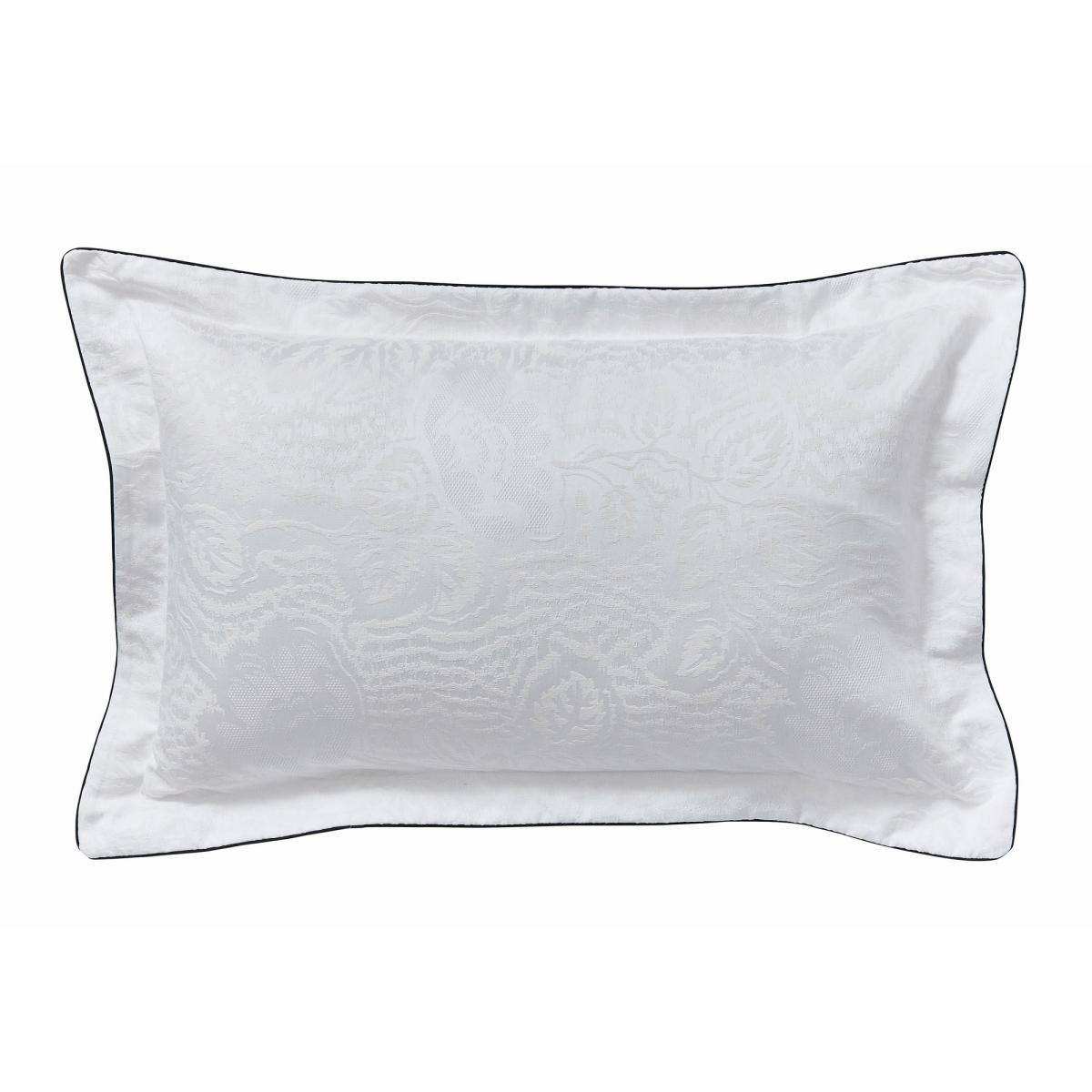 Modern Floral Jacquard Bedding Duvet Cover and Pillowcase by Ted Baker in White 74x48cm – image 4