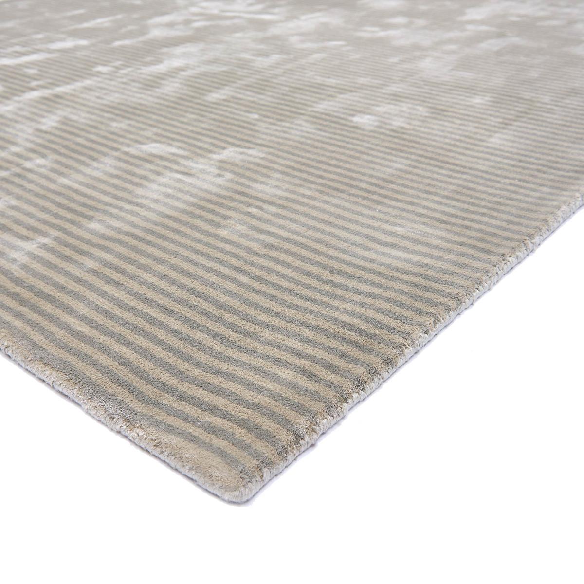 Katherine Carnaby Chrome Stripe Rug in Feather 120x180cm – image 2