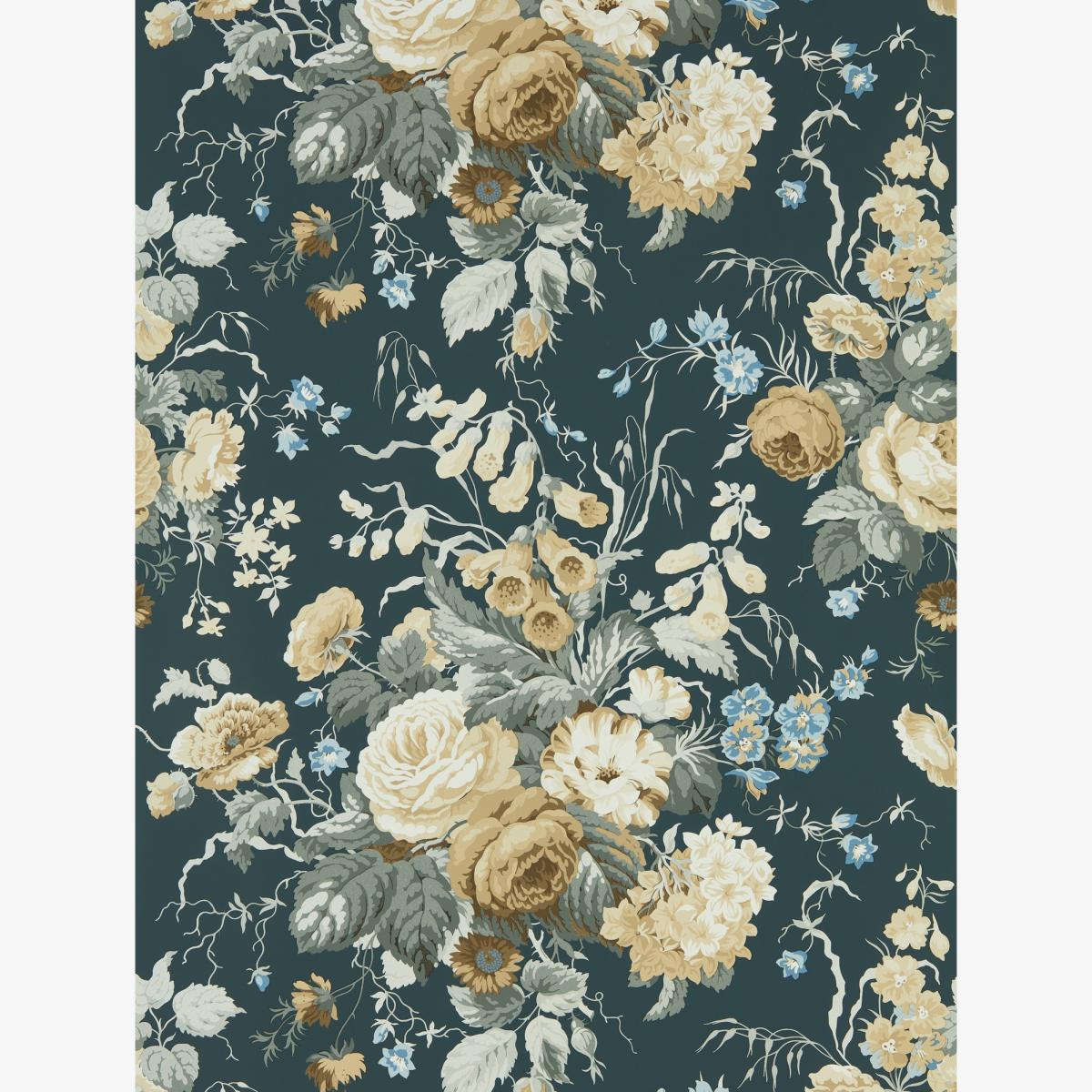 Stapleton Park Wallpaper 217048 by Sanderson in Ink Broncho Roll