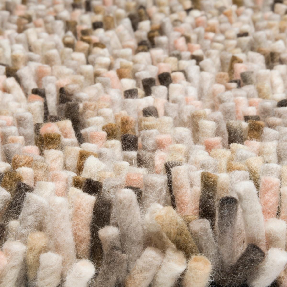 Rocks 70531 Asymmetric Shaggy Rugs by Brink and Campman in Savanna Sand250x300cm – image 3