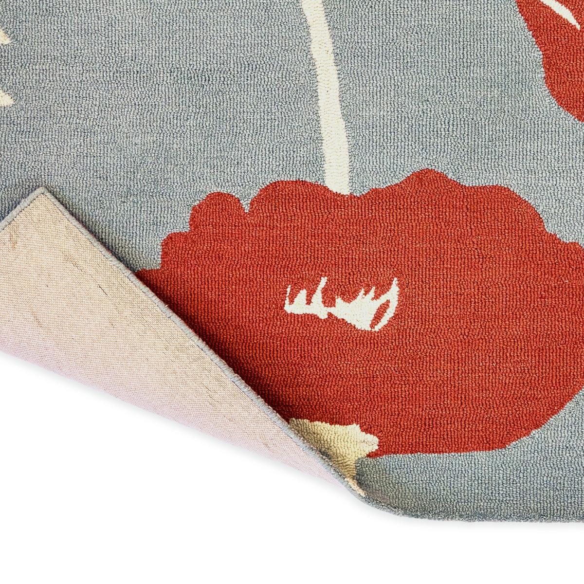 Poppy Pop 124800 Wool Rugs by Scion in Sage Poppy160x230cm – image 4