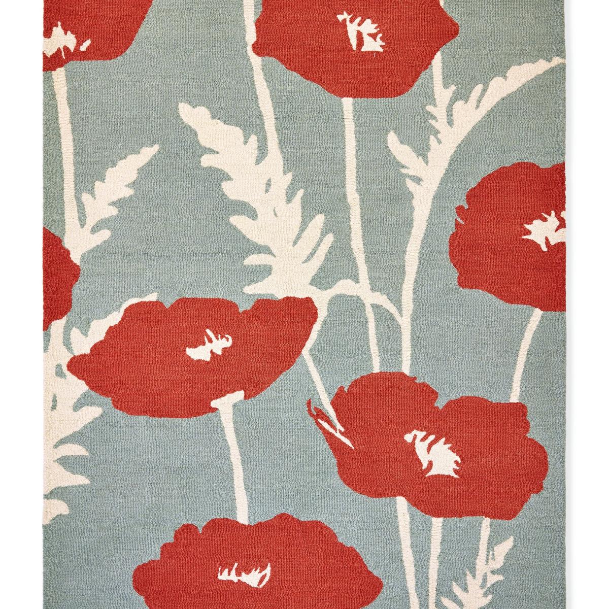 Poppy Pop 124800 Wool Rugs by Scion in Sage Poppy160x230cm – image 5