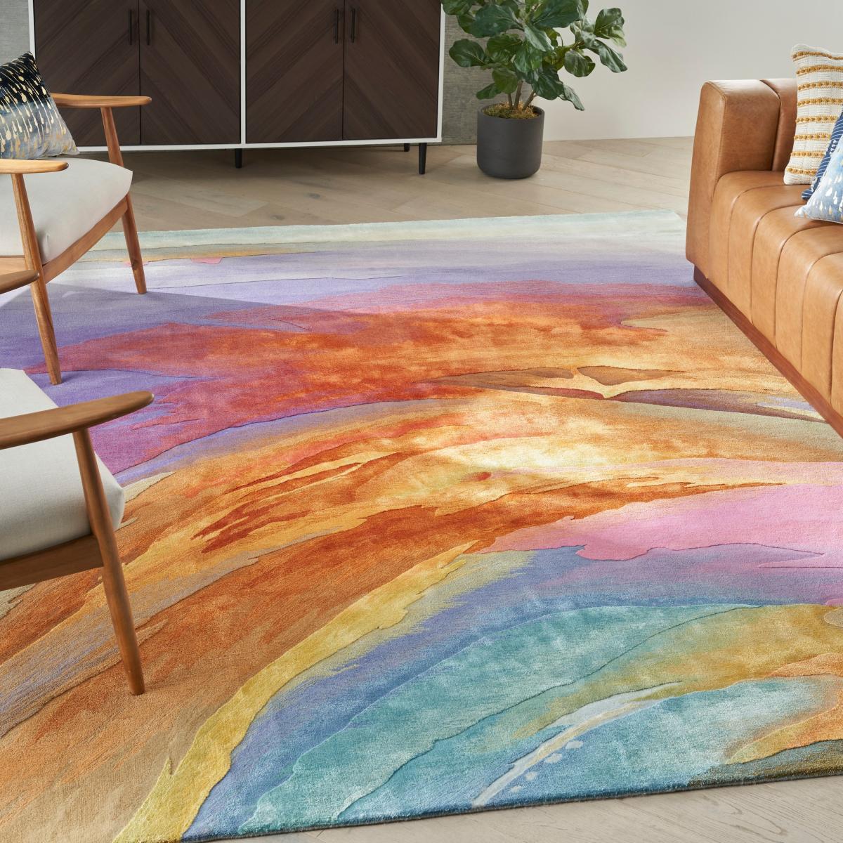 Prismatic Abstract Rugs PRS25 by Nourison in Multi236x297cm – image 2