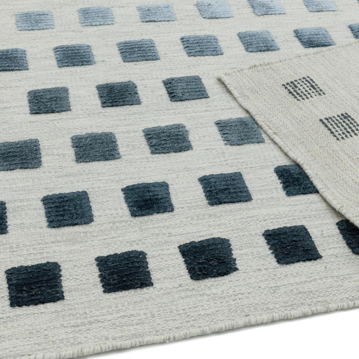 Theo Squares Rugs in Silvery&nbsp;160x230cm – image 4