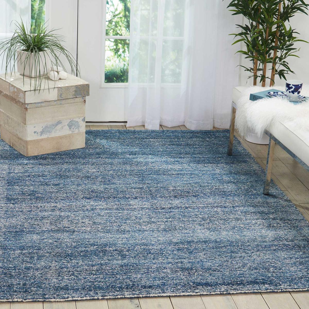 Weston Rugs WES01 by Nourison in Agean Blue – image 1