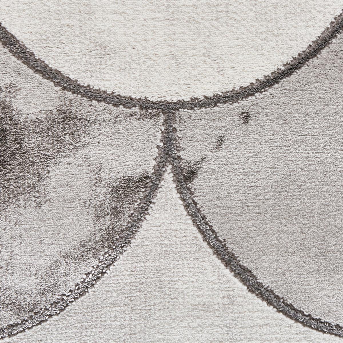 Craft 23361 Scalloped Marble Effect Rugs in Grey Silver 160x220cm – image 4