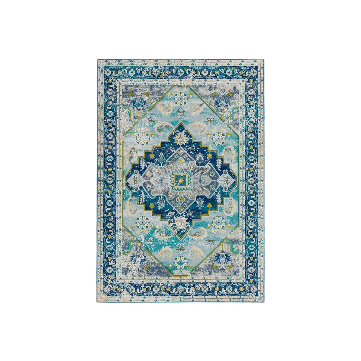 Syon SY03 Traditional Rugs in Bahar Blue 160x230cm – image 1