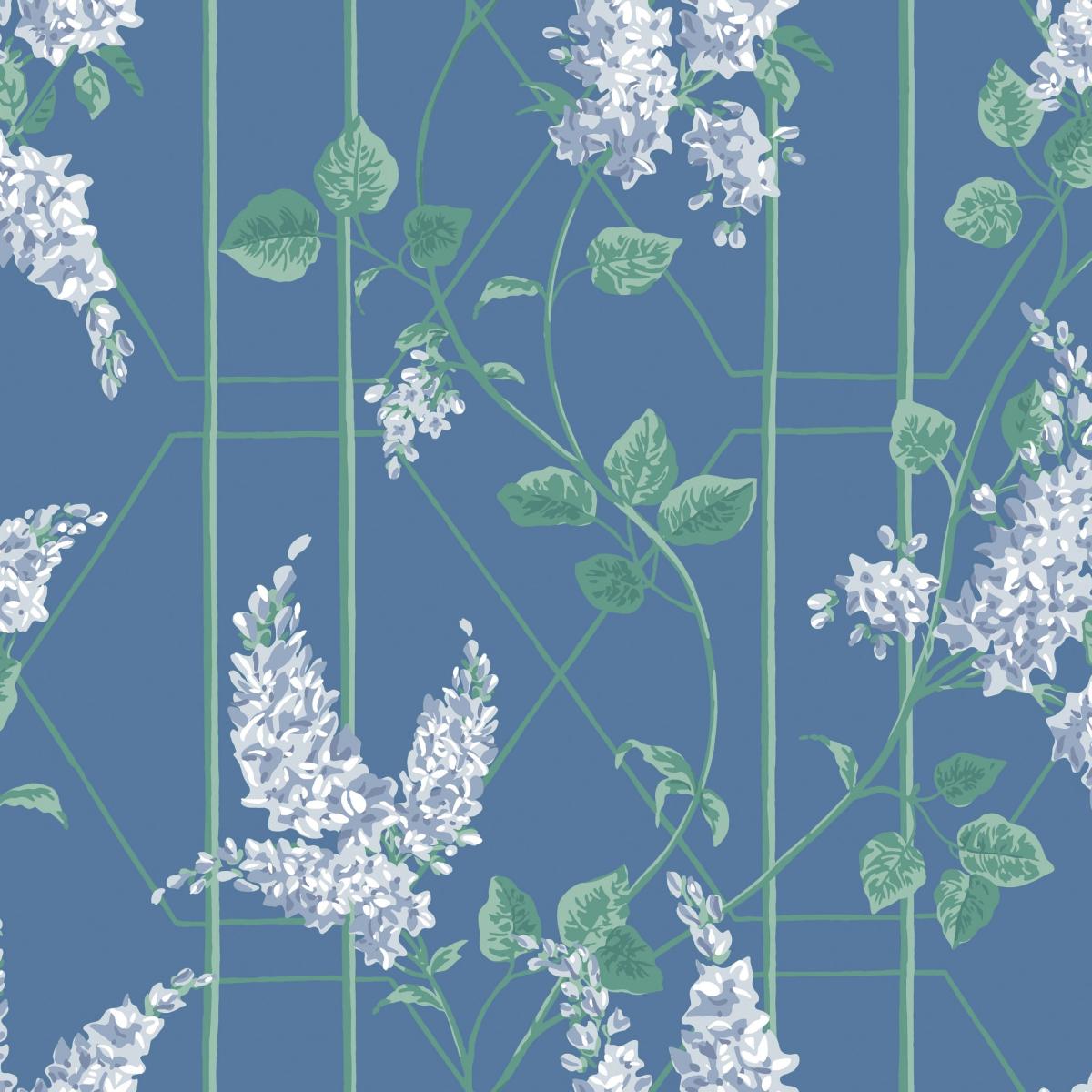 Wisteria Wallpaper 5015 by Cole & Son in Blue Jade Roll – image 3