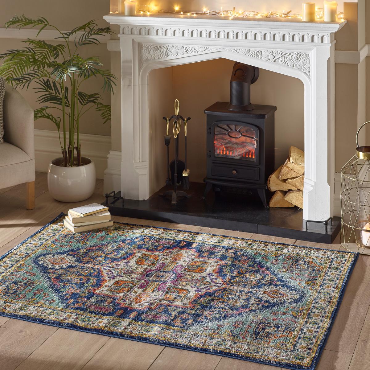 Granada Traditional Persian Rugs in Emerald Green 120x170cm – image 1