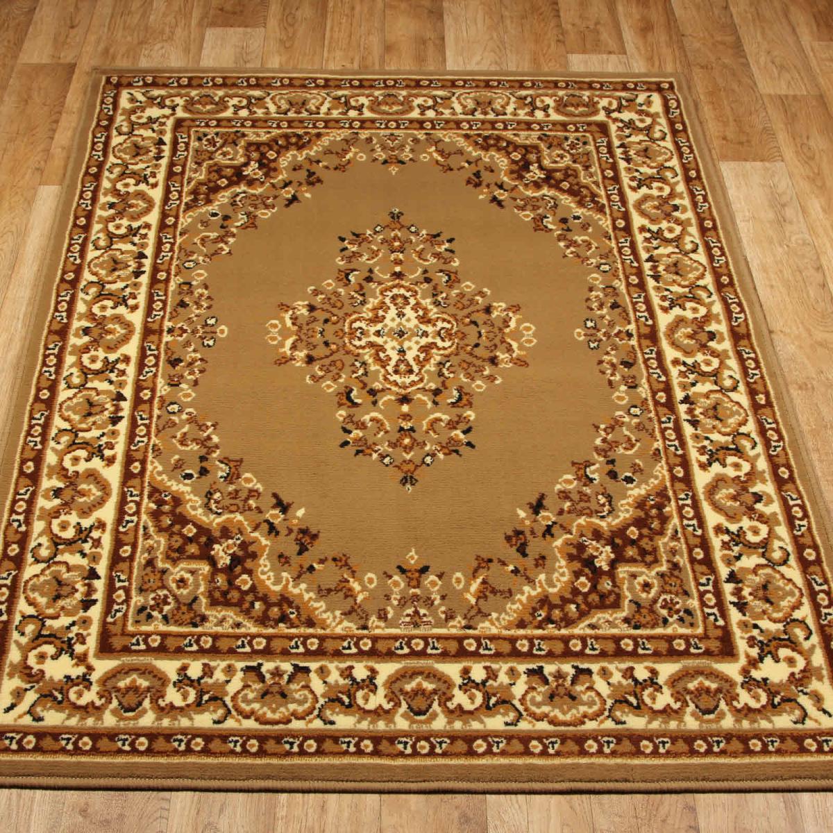 Keshan Rugs 112 J Beige Aubusson – image 2
