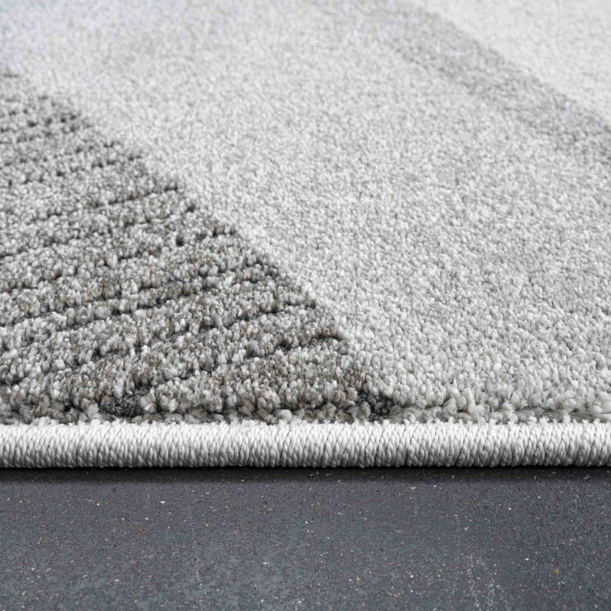 Milano 46006 6171 Abstract Rugs in Taupe Grey 80x150cm – image 4