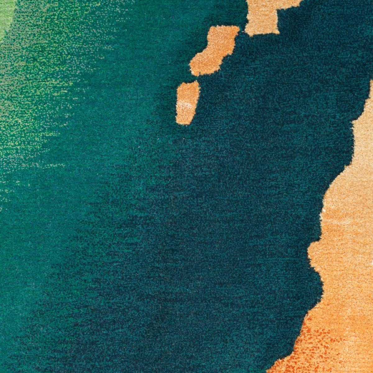 Prismatic Abstract Rugs PRS30 by Nourison in Emerald Green114x175cm – image 2