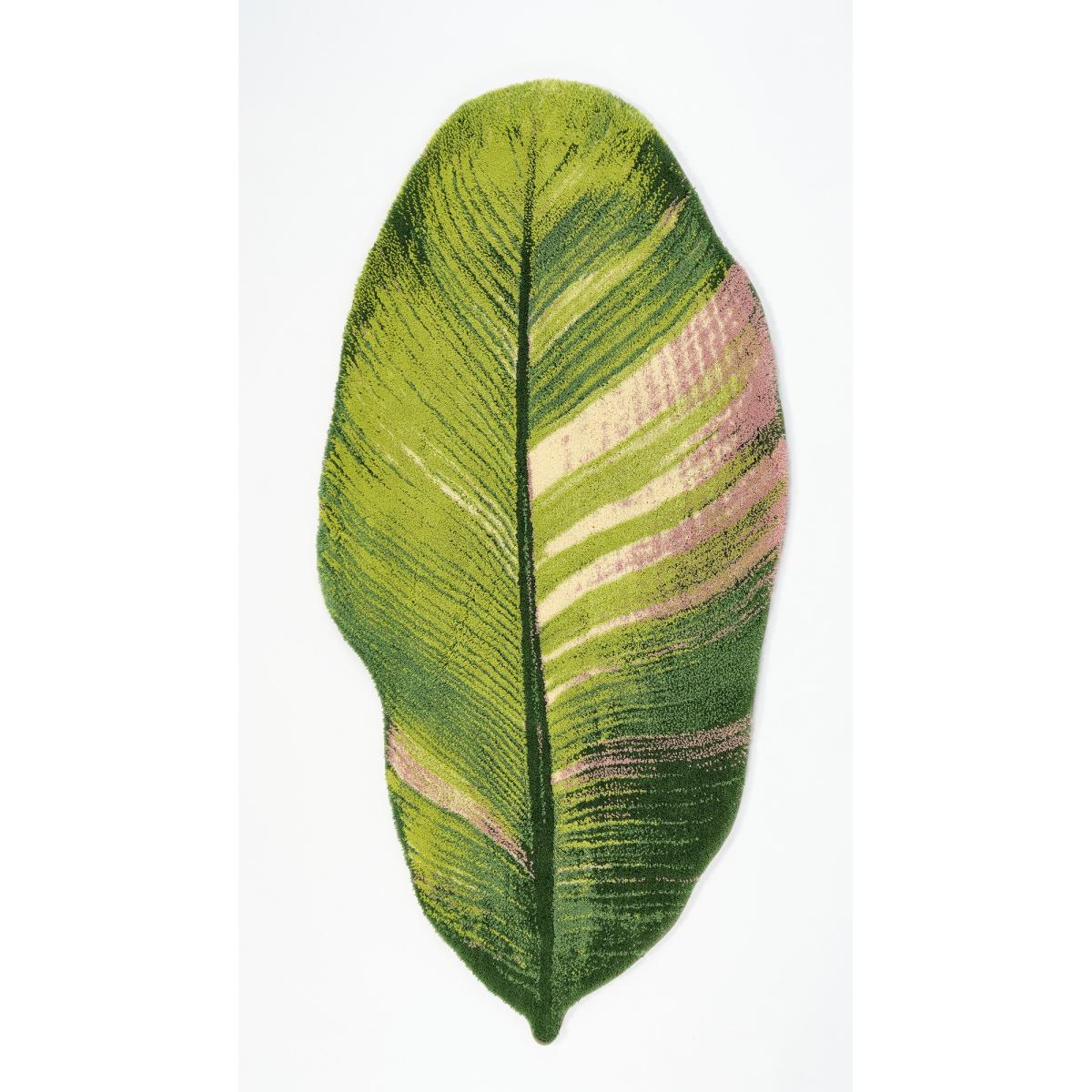 Musa 165 Leaf Bath Mat in Apple Green by Abyss & Habidecor 70x140cm – image 5