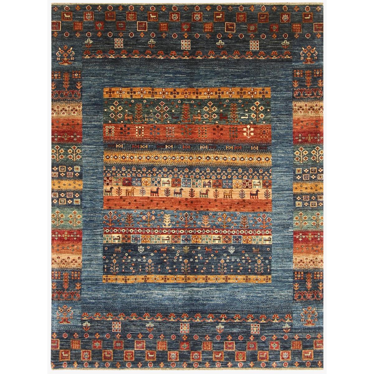 Loribaft Gabbeh 48679 Traditional Wool Rugs in Multi209x154cm – image 2