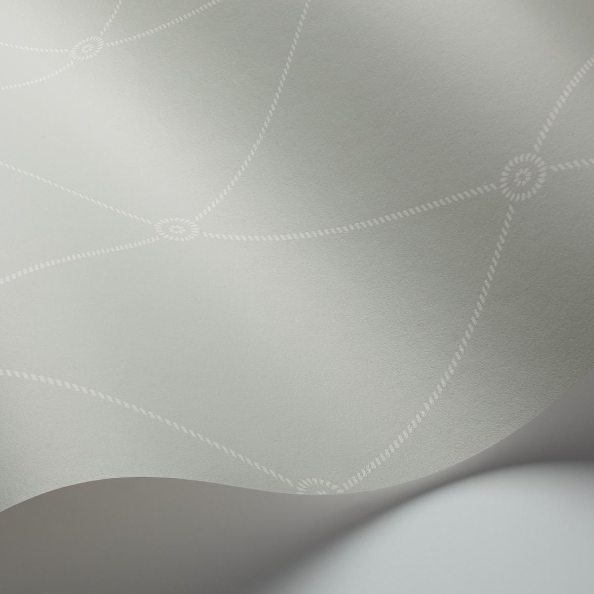 Large Georgian Rope Trellis Wallpaper 100 13066 by Cole & Son in Duck Egg Roll