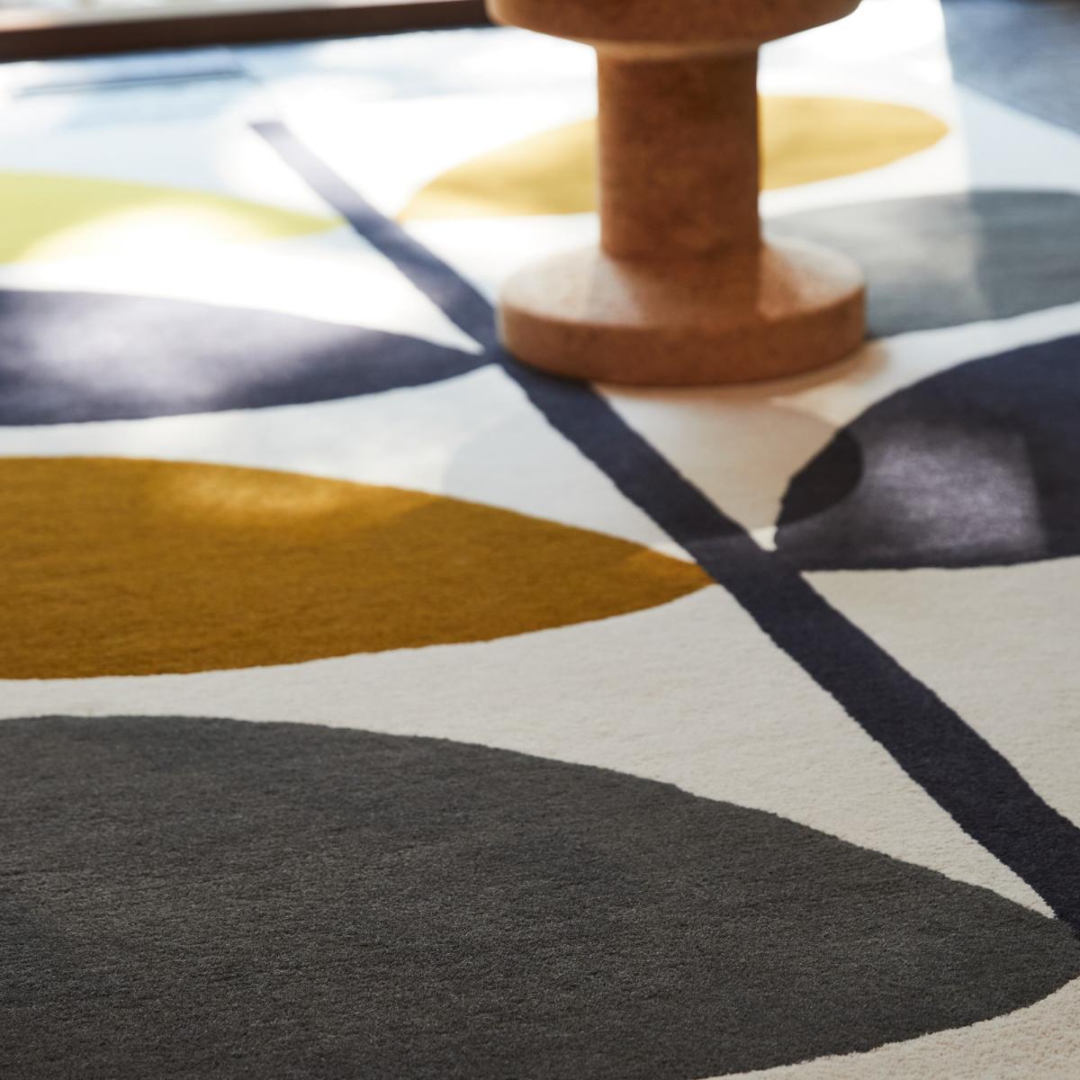Giant Wool Rugs 061606 in Multi By Designer Orla Kiely – image 2