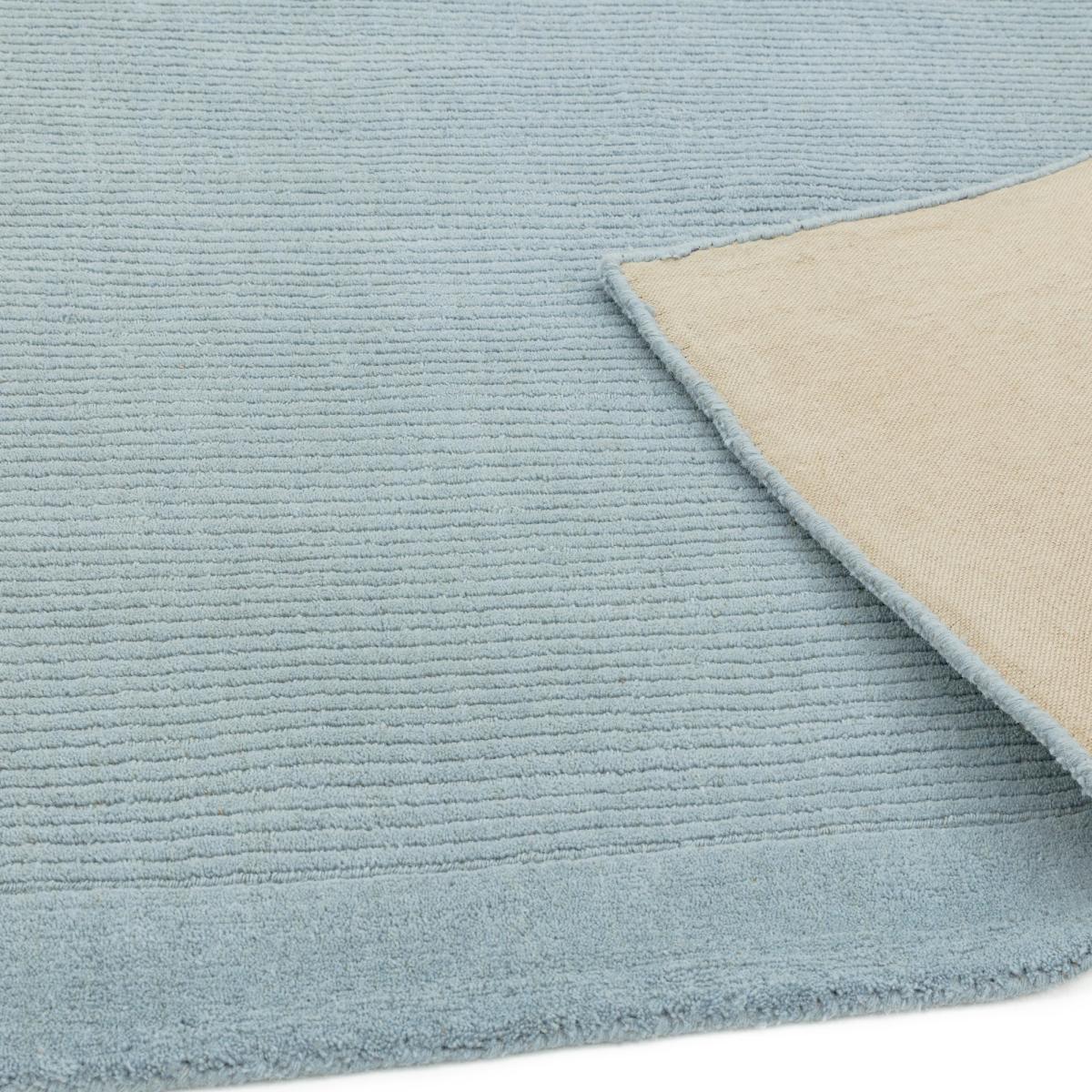 York Plain Wool Rugs in Duck Egg Blue 60x120cm – image 3