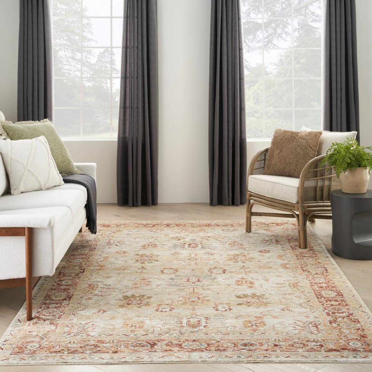 Sahar SHR02 Traditional Persian Rugs by Nourison in Ivory282x383cm – image 2