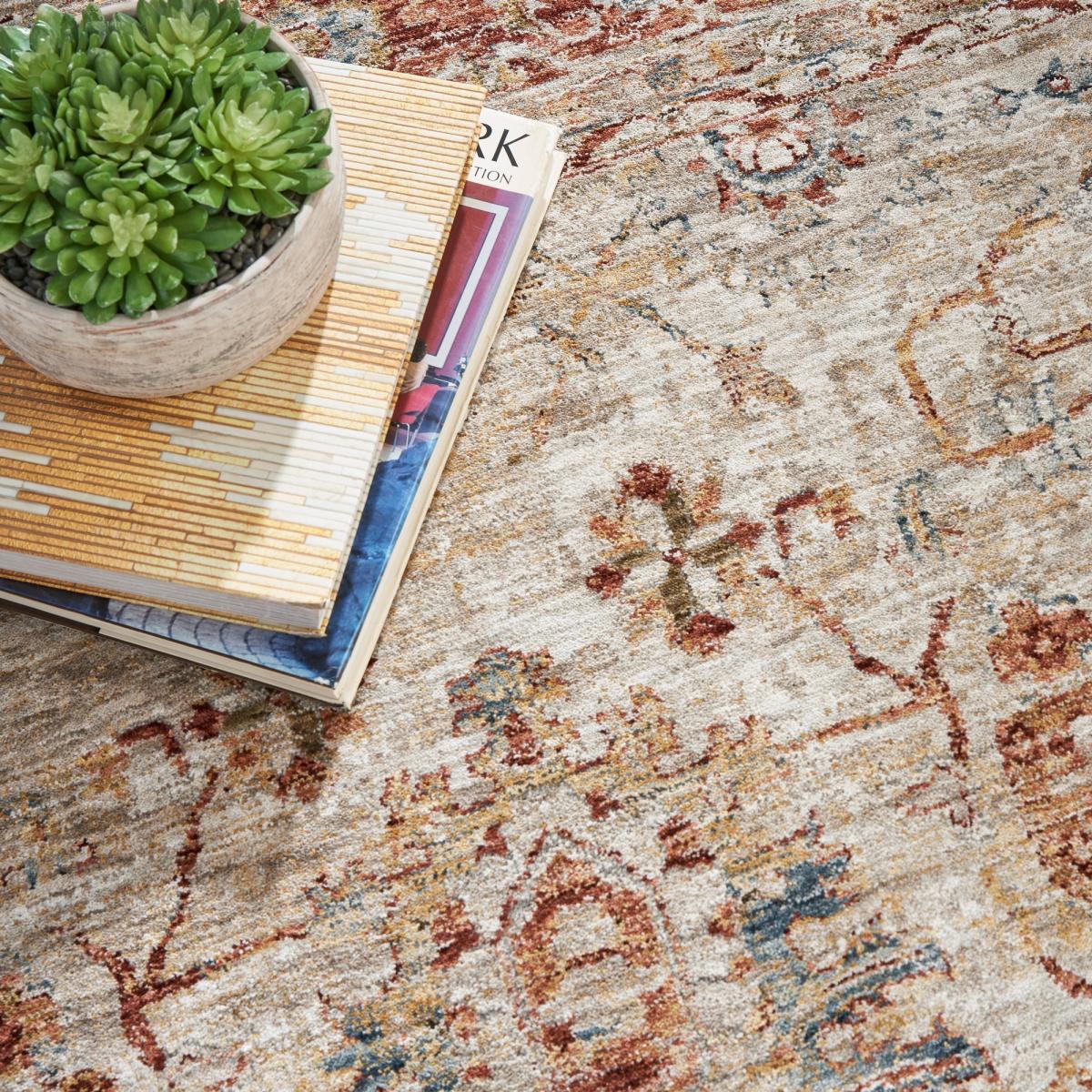 Sahar SHR02 Traditional Persian Rugs by Nourison in Ivory282x383cm – image 3