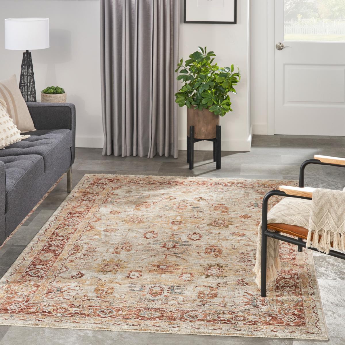 Sahar SHR02 Traditional Persian Rugs by Nourison in Ivory282x383cm – image 1