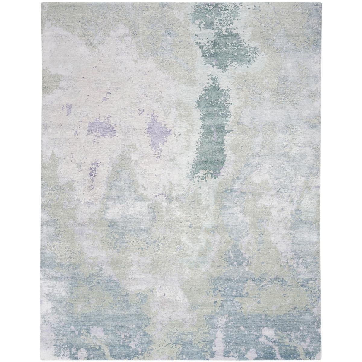 SHA22 Silk Shadows Abstract Rugs by Nourison in Blue Green 236x297cm – image 5