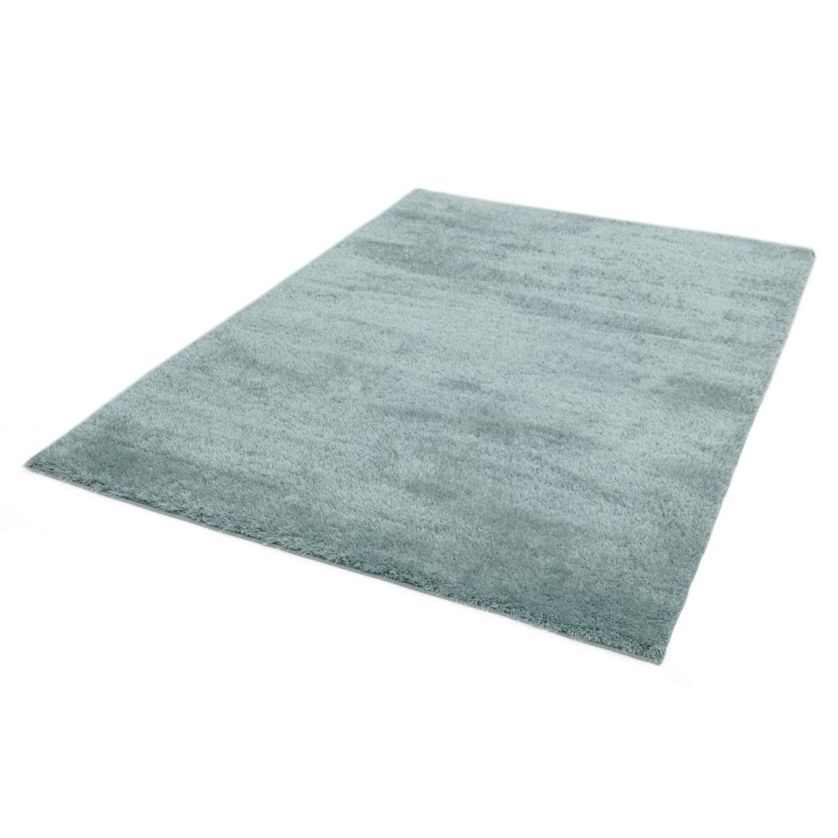 Payton Shaggy Soft Shimmer Rugs in Duck Egg Blue – image 2