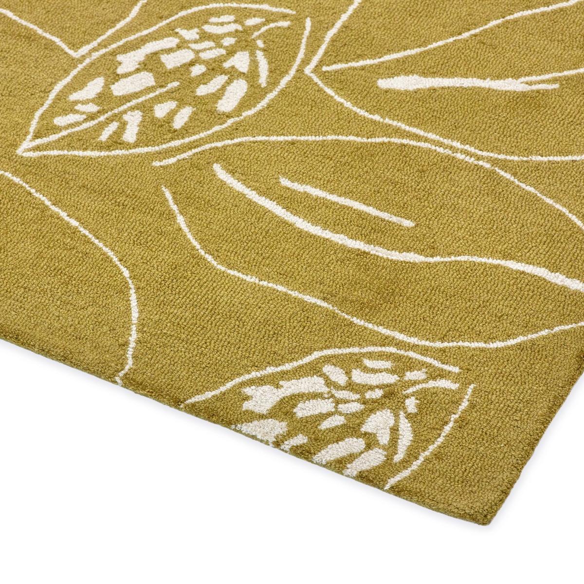 Orto 125406 Wool Rugs by Scion in Citrus Green250x350cm – image 3
