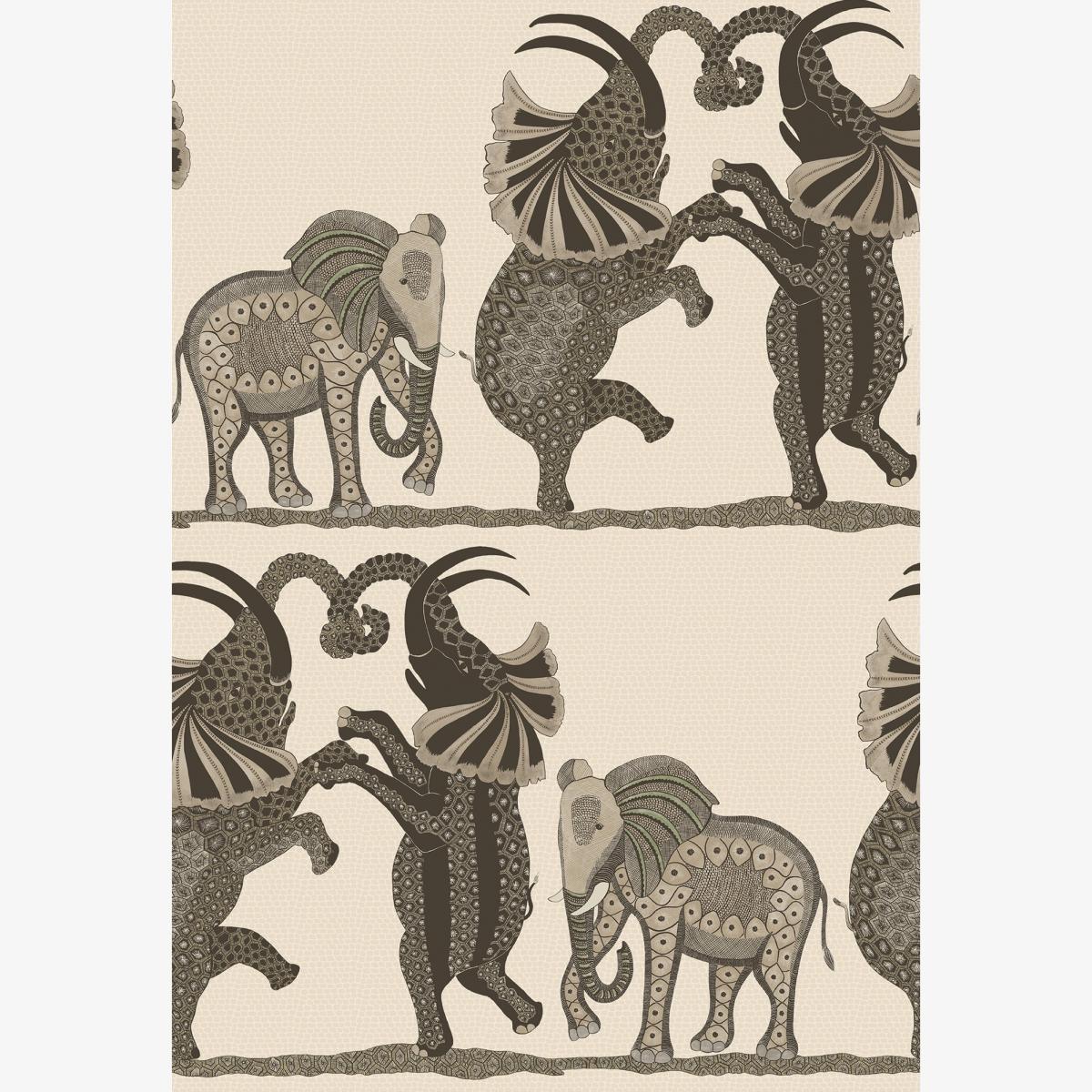 Safari Dance Wallpaper 8036 by Cole & Son in Parchment WhiteRoll