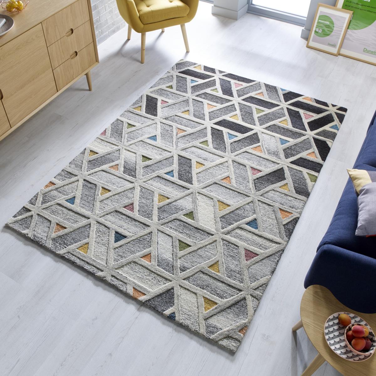 River Wool Rugs in multicolour from the Moda collection – image 2