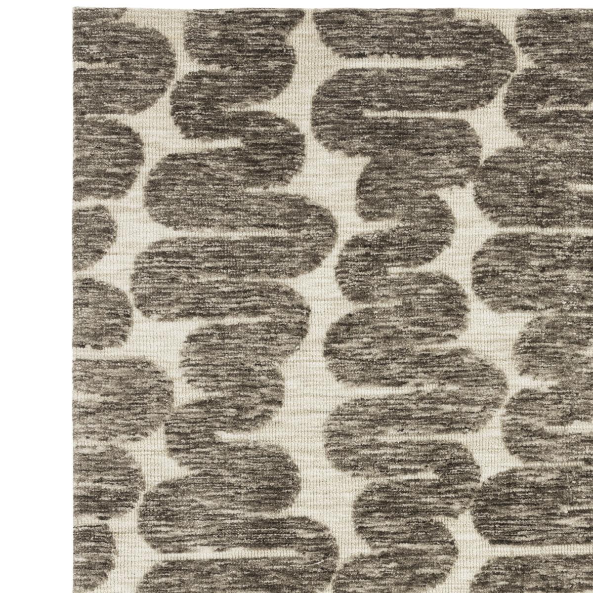 Mason Wave Modern Geometric Rugs in Brown Cream White160x230cm – image 3