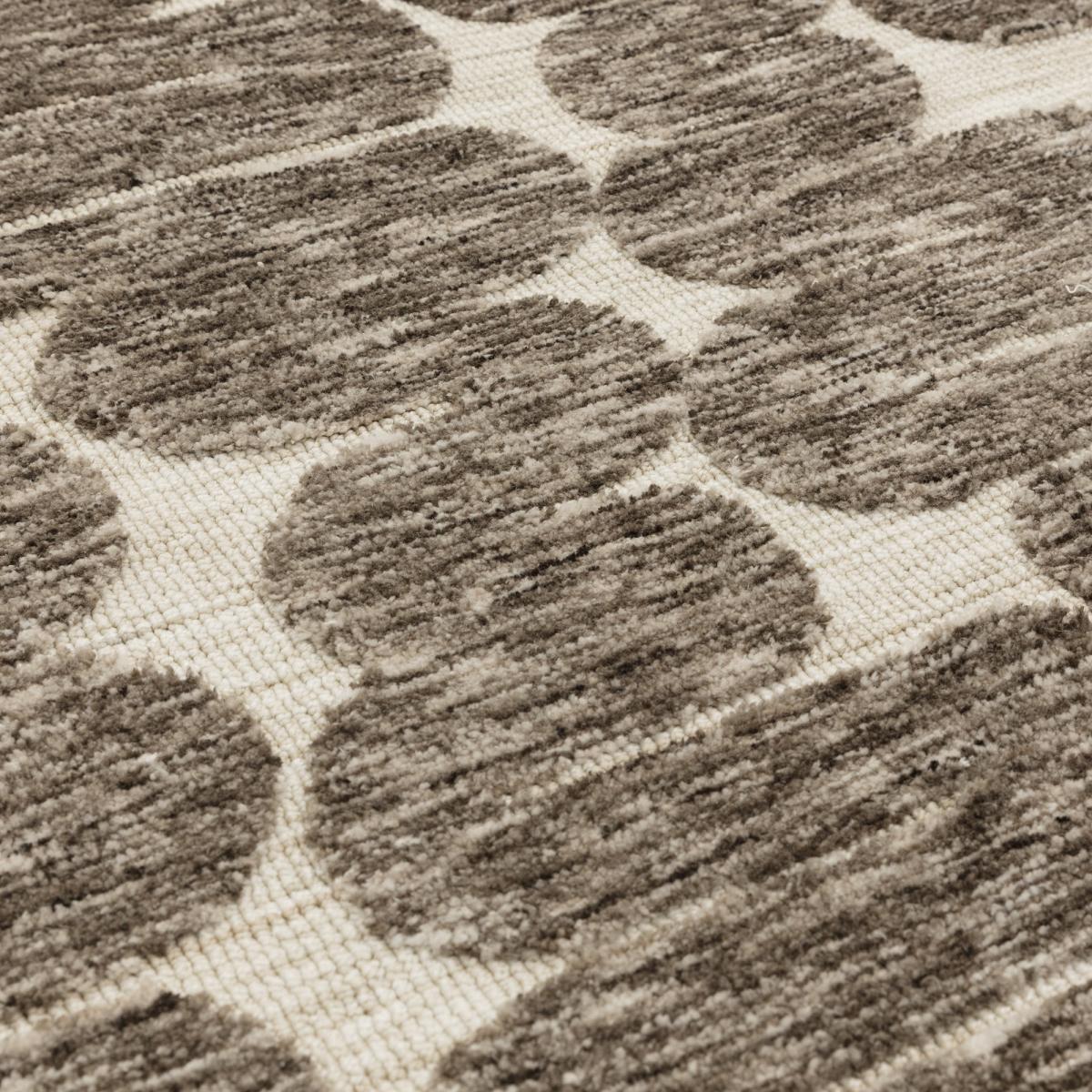 Mason Wave Modern Geometric Rugs in Brown Cream White160x230cm – image 5