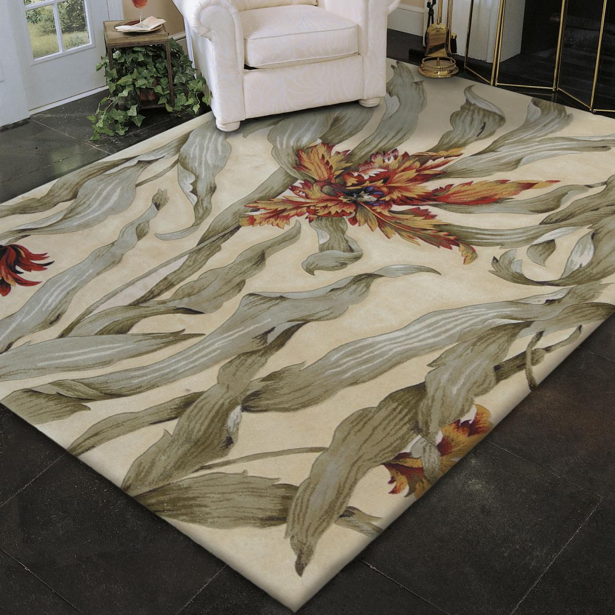 Nourison Tropics Rugs TS01 Ivory – image 1