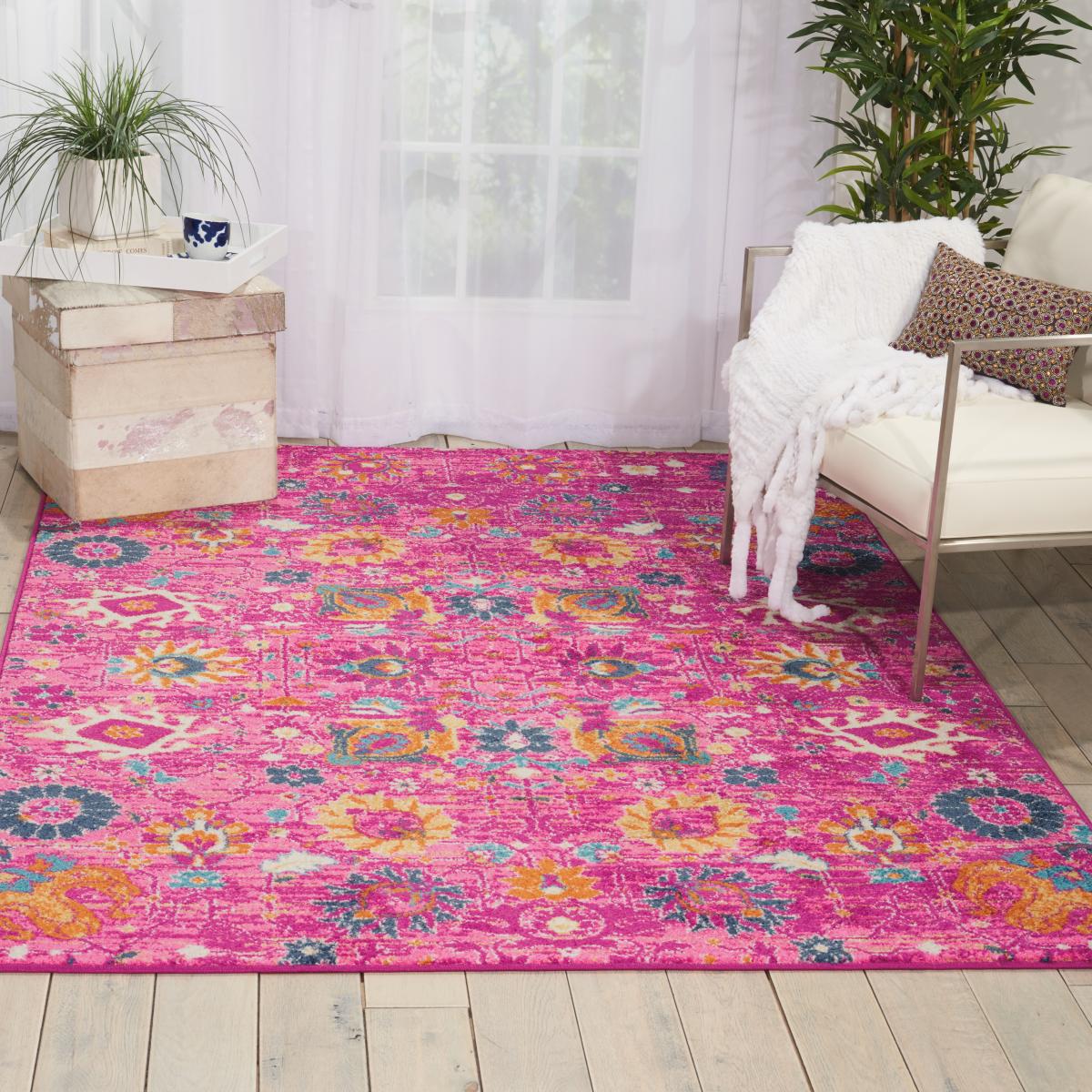 Passion Modern Persian Rugs PSN01 in Fuchsia Pink 114x175cm – image 4