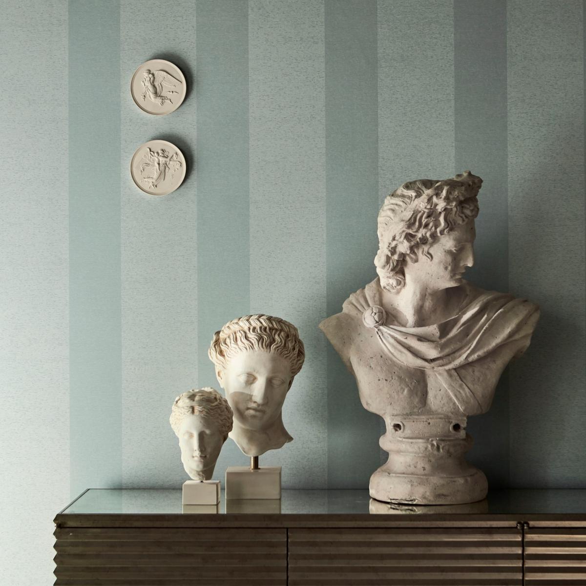 Ormonde Stripe Wallpaper 312941 by Zoffany in La Siene BlueRoll – image 2