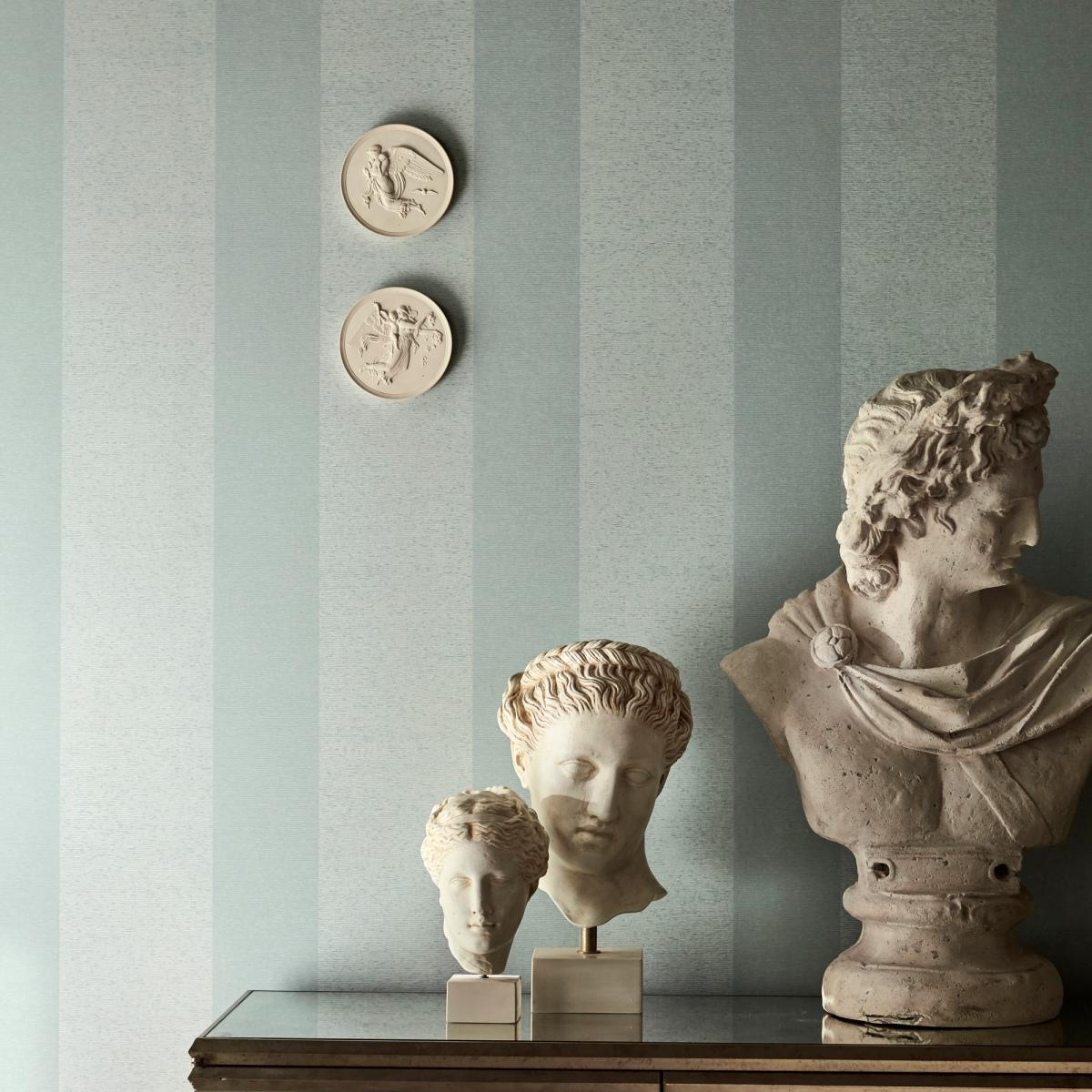 Ormonde Stripe Wallpaper 312941 by Zoffany in La Siene BlueRoll – image 1
