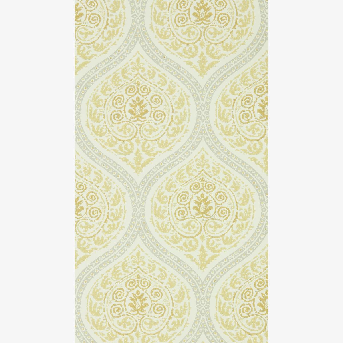Madurai Wallpaper 216756 by Sanderson in Lemon Yellow Roll – image 1