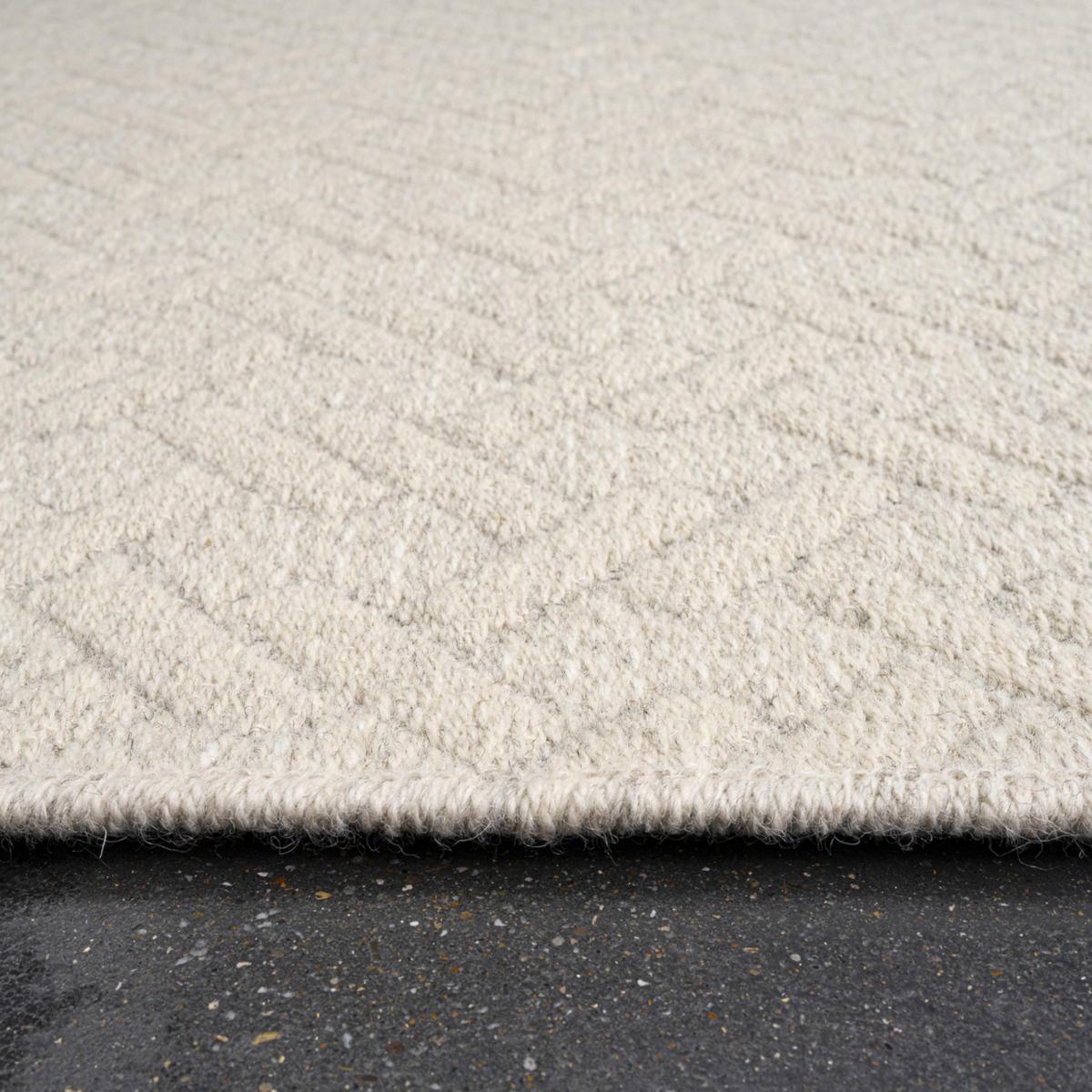 High Line Geometric Wool Rugs 99031 6015 in Cream240x330cm – image 3