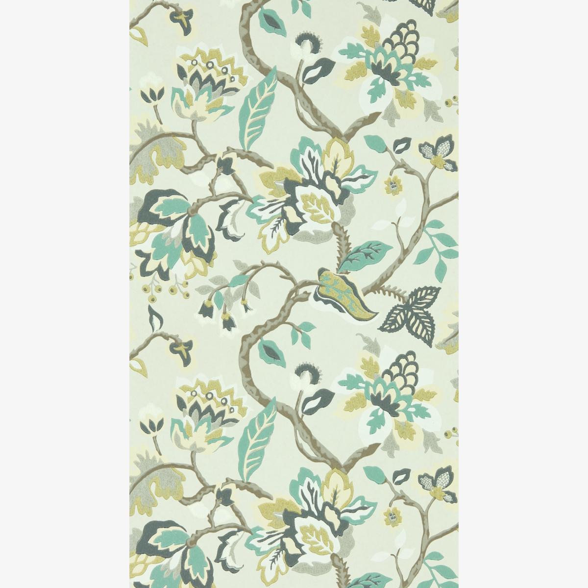 Amanpuri Wallpaper 217045 by Sanderson in Grey Mist Roll