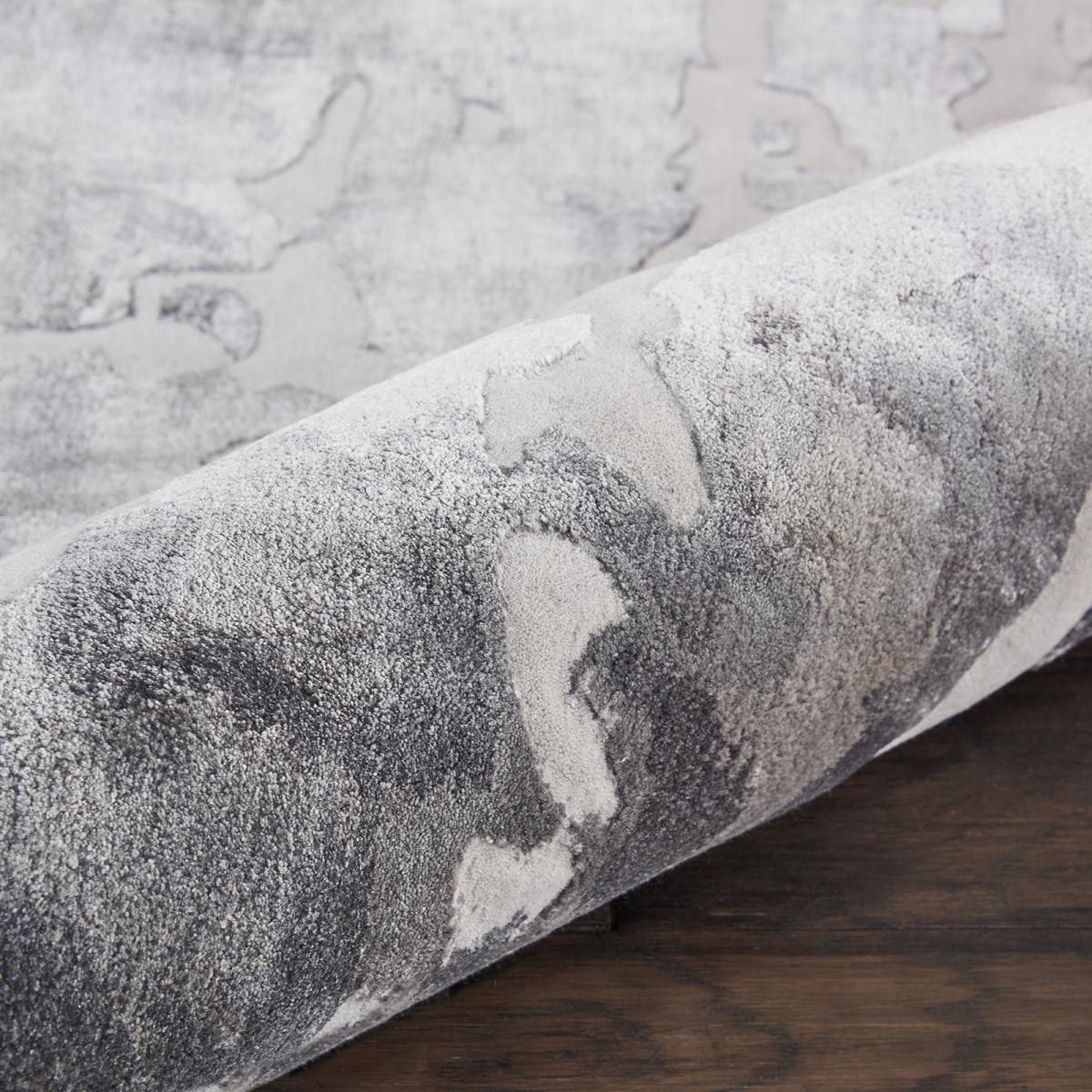 Prismatic Modern Abstract Rugs in PRS12 Charcoal Grey by Nourison 259x351cm – image 3